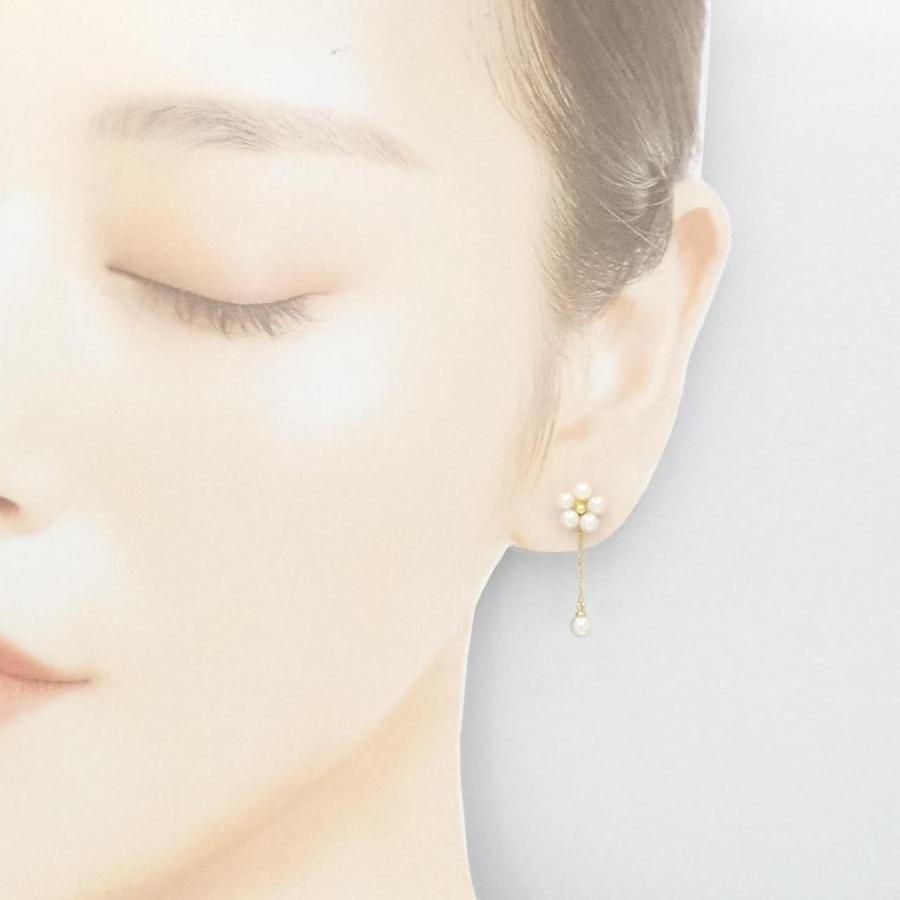ミキモト フラワー 淡水パール ピアス : KOMEHYO ONLINESTORE Yahoo!店