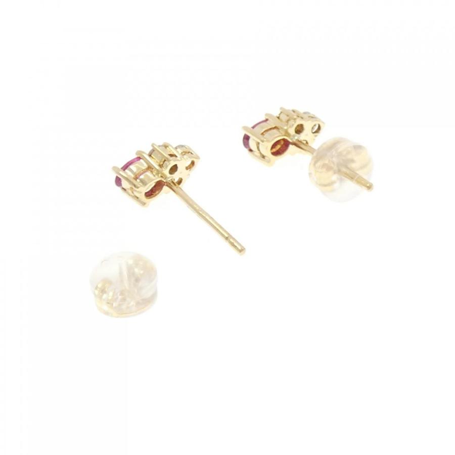 K18YG ルビー ピアス : KOMEHYO ONLINESTORE Yahoo!店 - 通販 - Yahoo