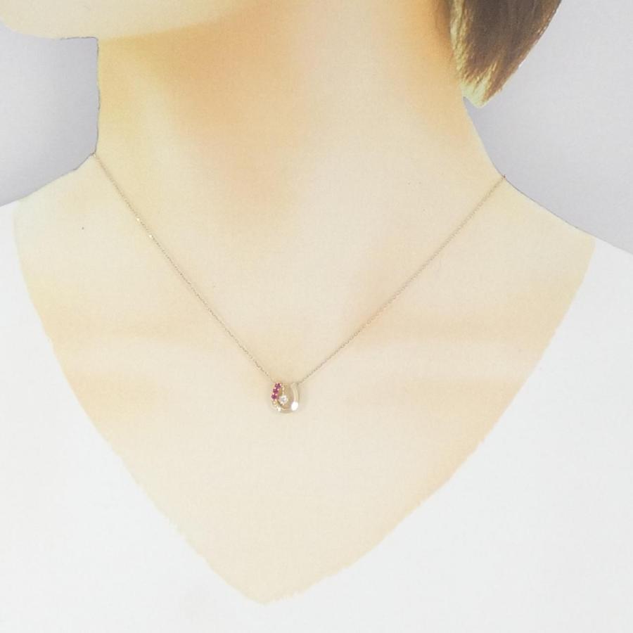 K10YG 2WAY ルビー ネックレス : KOMEHYO ONLINESTORE Yahoo!店 - 通販 