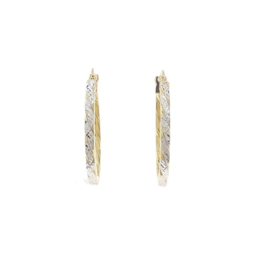 750YG/750WG フープ ピアス : KOMEHYO ONLINESTORE Yahoo!店 - 通販  