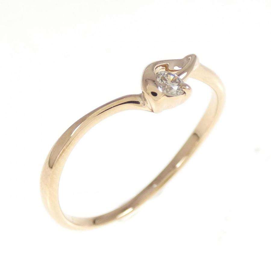 【MJC】K18PG ダイヤモンドリング K18PG ダイヤモンド リング 0.06CT : KOMEHYO ONLINESTORE Yahoo!店
