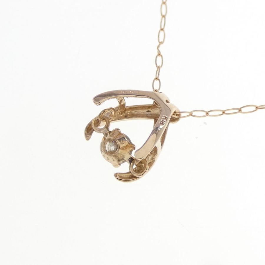 K18PG ダイヤモンド ネックレス 0.08CT : KOMEHYO ONLINESTORE Yahoo 