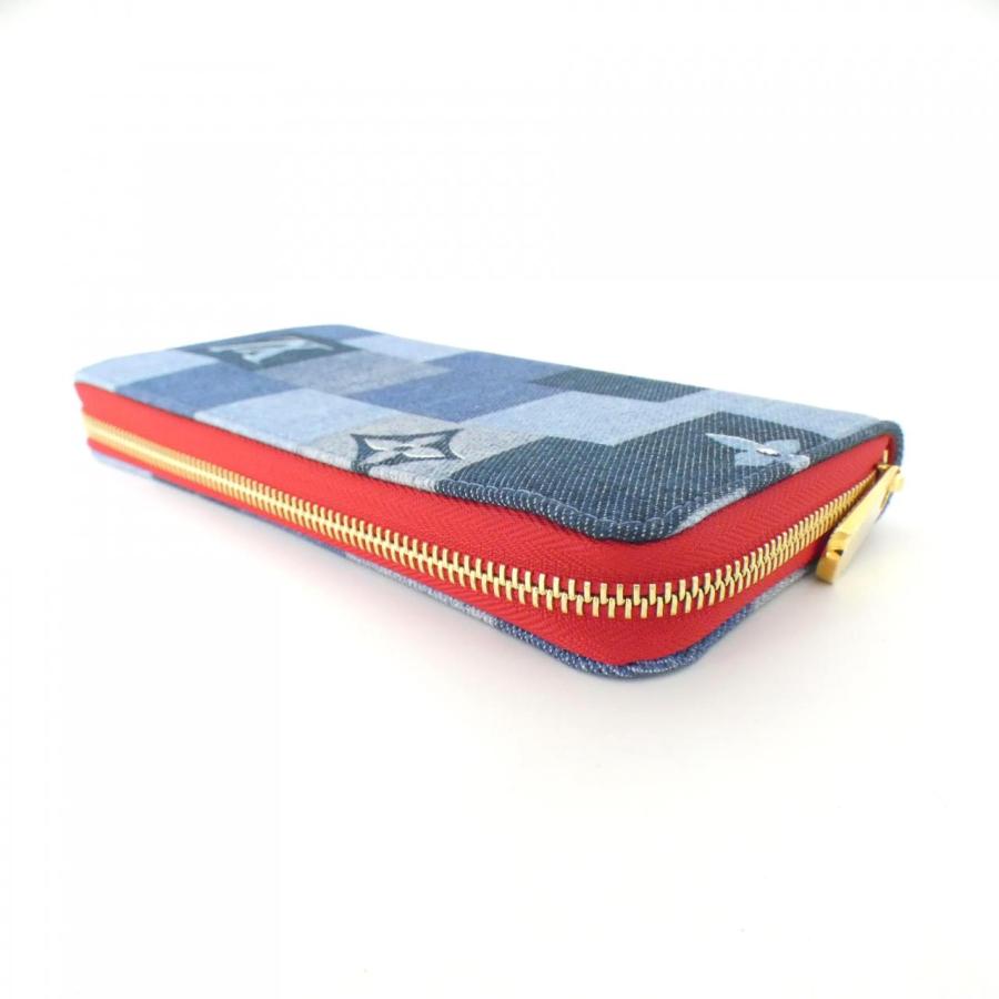 ルイヴィトン デニム モノグラム ジッピー ウォレット M44938