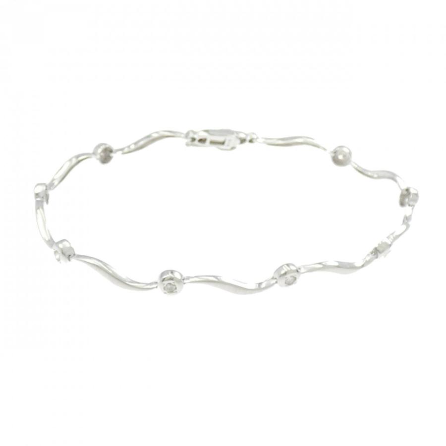 [あきっち]　K18WG　ダイヤモンド　ブレスレット　0.25カラット K18WG ダイヤモンド ブレスレット 0.25CT : KOMEHYO ONLINESTORE Yahoo