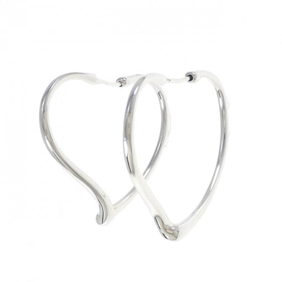 ティファニー スモール オープンハート フープ ピアス 925 PR3fe