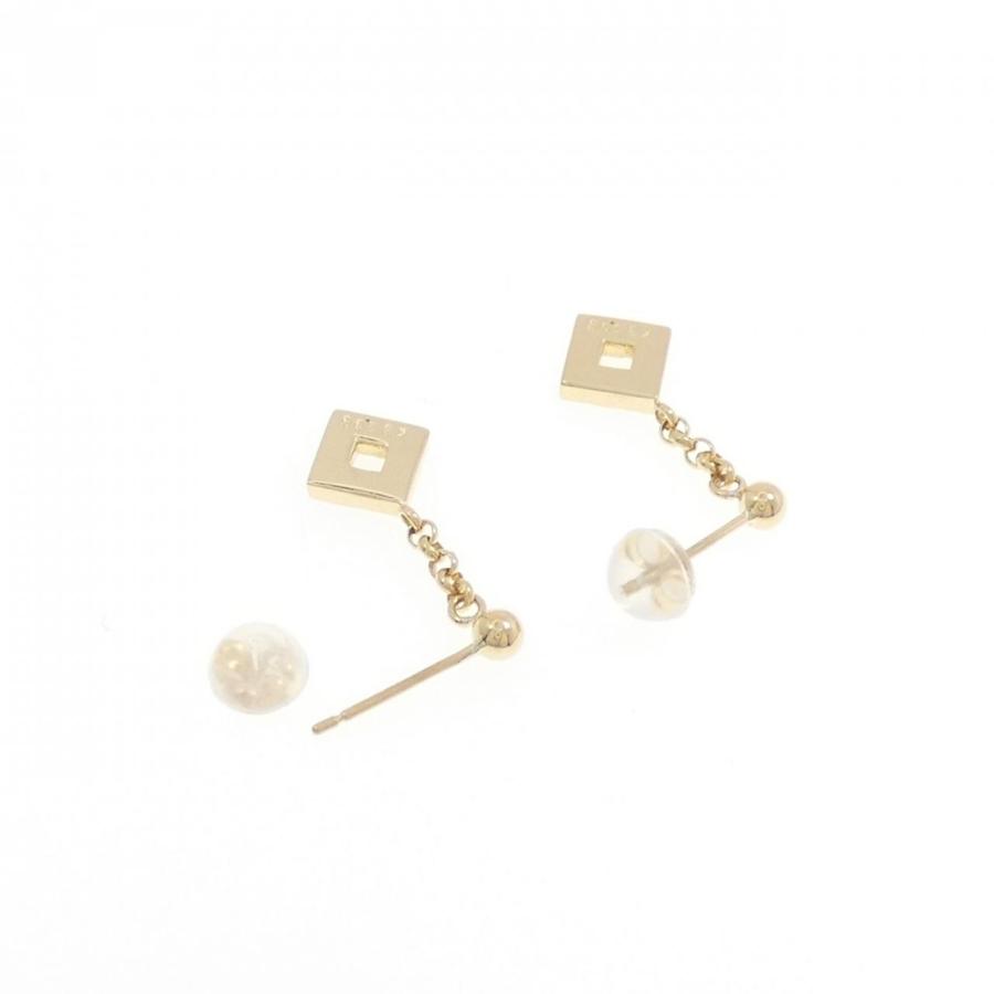 K18 天然ダイヤモンド0.10ct！シンプルピアス K18 天然ダイヤモンド