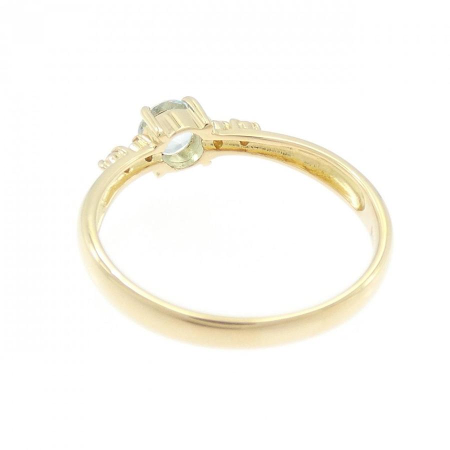 K18YG イエローゴールド リング アクアマリン 1.22 ダイヤモンド 0 K18YG アクアマリン リング : KOMEHYO ONLINESTORE Yahoo!店 - 通販