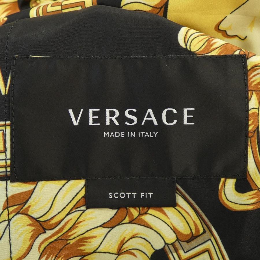 極美品 GIANNI VERSACE ブルゾン ririジップ 木製ハンガー付 ヴェルサーチェ VERSACE ブルゾン : KOMEHYO ONLINESTORE Yahoo!店