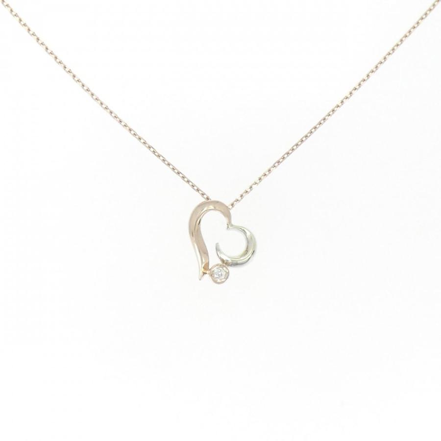 スタージュエリー ハート ダイヤモンド ネックレス 0.01CT : KOMEHYO 