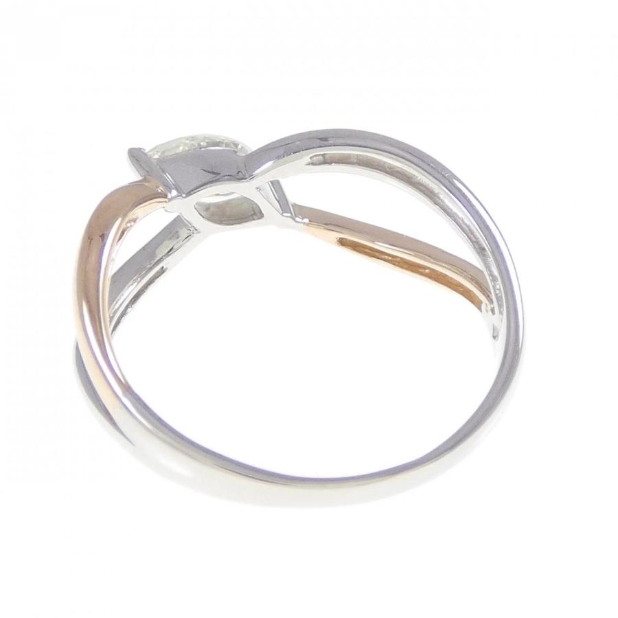 PT900/K18PG ダイヤモンド リング 0.390CT : KOMEHYO ONLINESTORE
