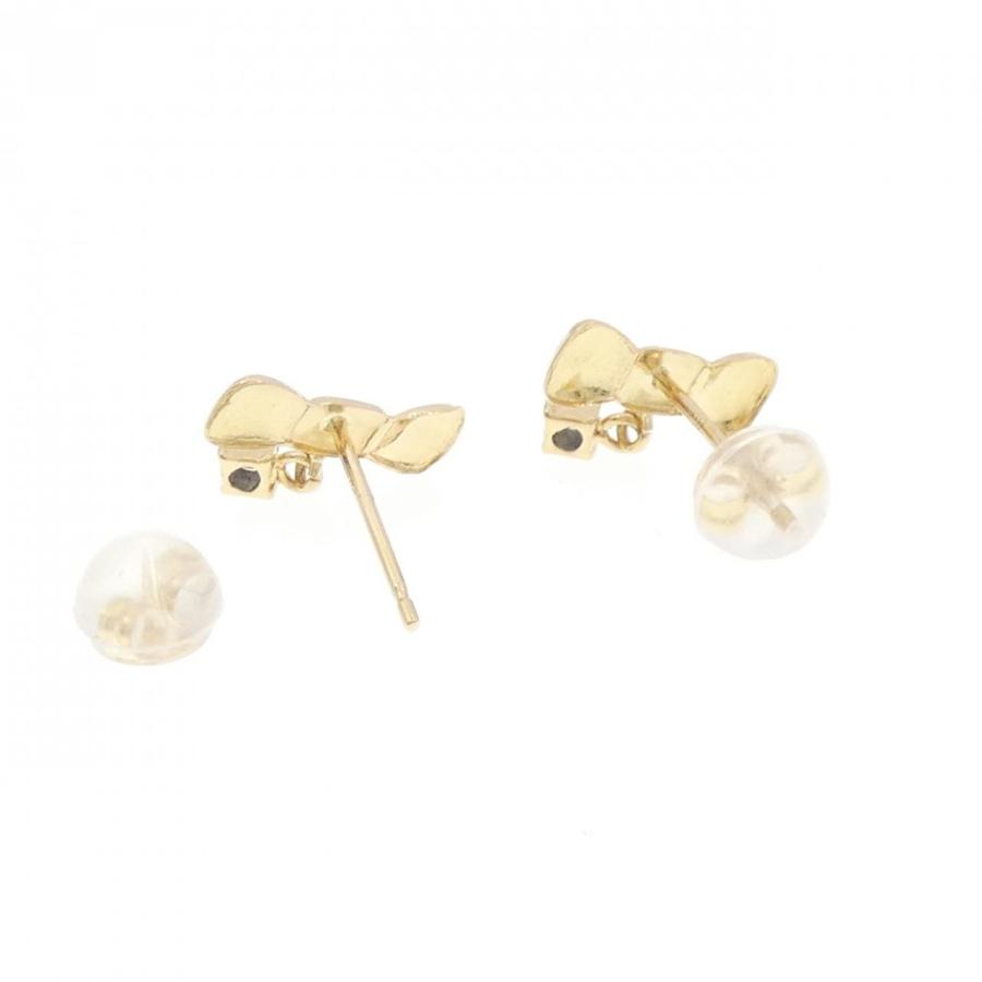 K18YG リボン サファイヤ ピアス : KOMEHYO ONLINESTORE Yahoo!店 