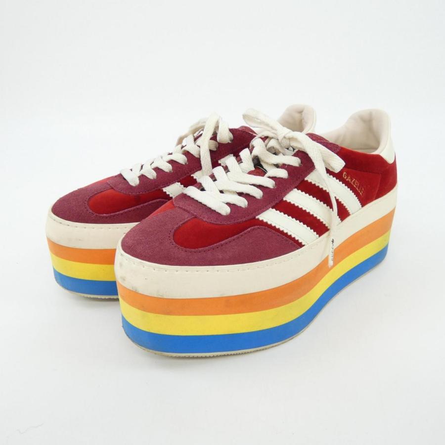 GUCCI キッズスニーカー レッド/マルチカラー サイズ37，23cm 箱付き GUCCI キッズスニーカー レッド/マルチカラー サイズ37，23cm 箱付き