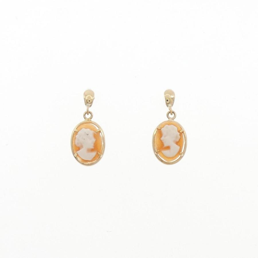 K18YG シェルカメオ ピアス : KOMEHYO ONLINESTORE Yahoo!店 - 通販
