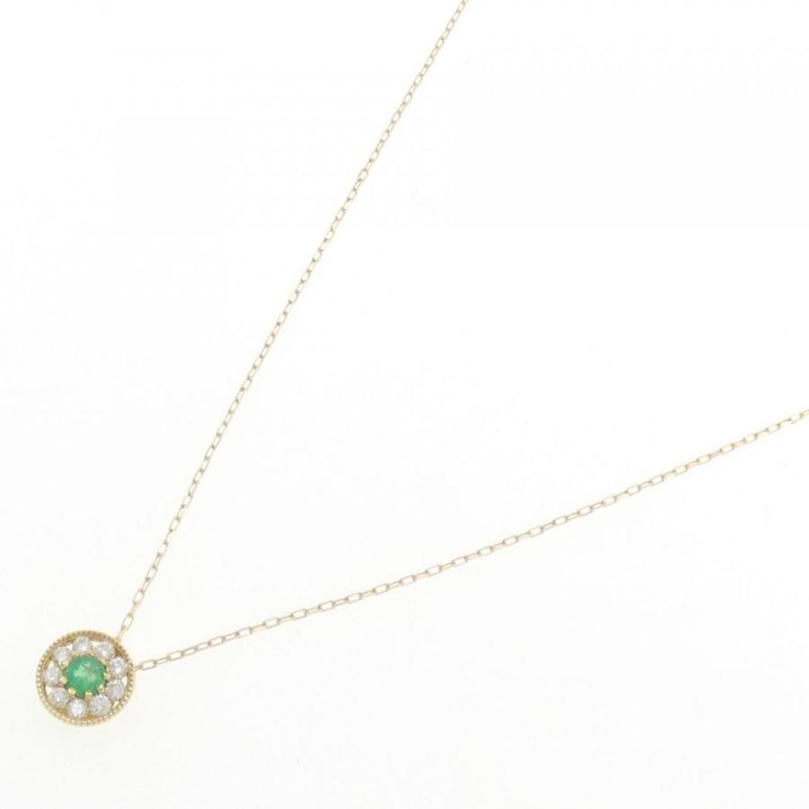K18YG エメラルド ネックレス 0.12CT : KOMEHYO ONLINESTORE Yahoo!店 