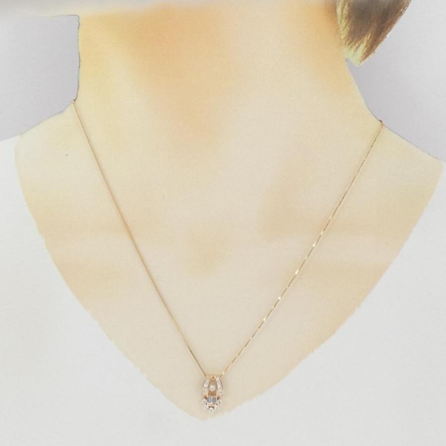 K18PG ダイヤモンド ネックレス 0.48CT : KOMEHYO ONLINESTORE Yahoo 