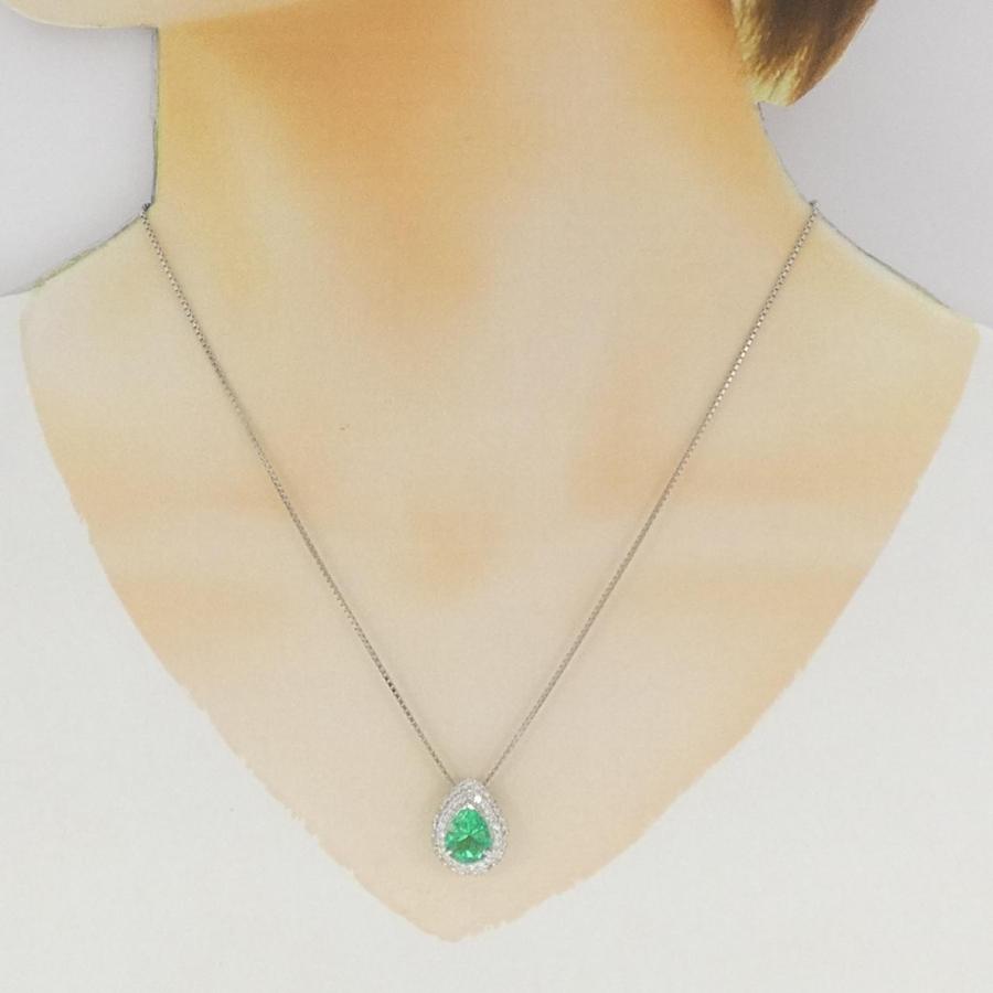 PT900/PT850 エメラルド ネックレス 2.30CT : KOMEHYO ONLINESTORE 