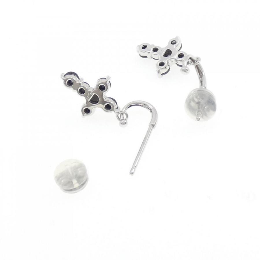 K14WG クロス ダイヤモンド ピアス 0.94CT : KOMEHYO ONLINESTORE 