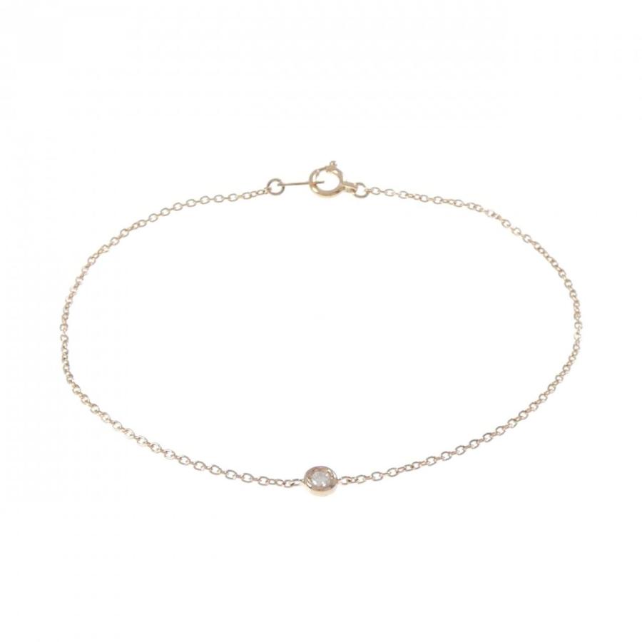 K18PG ダイヤモンド ブレスレット 0.03CT : KOMEHYO ONLINESTORE Yahoo 