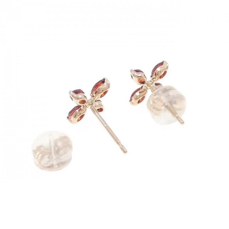 K18PG ガーネット ピアス : KOMEHYO ONLINESTORE Yahoo!店 - 通販 