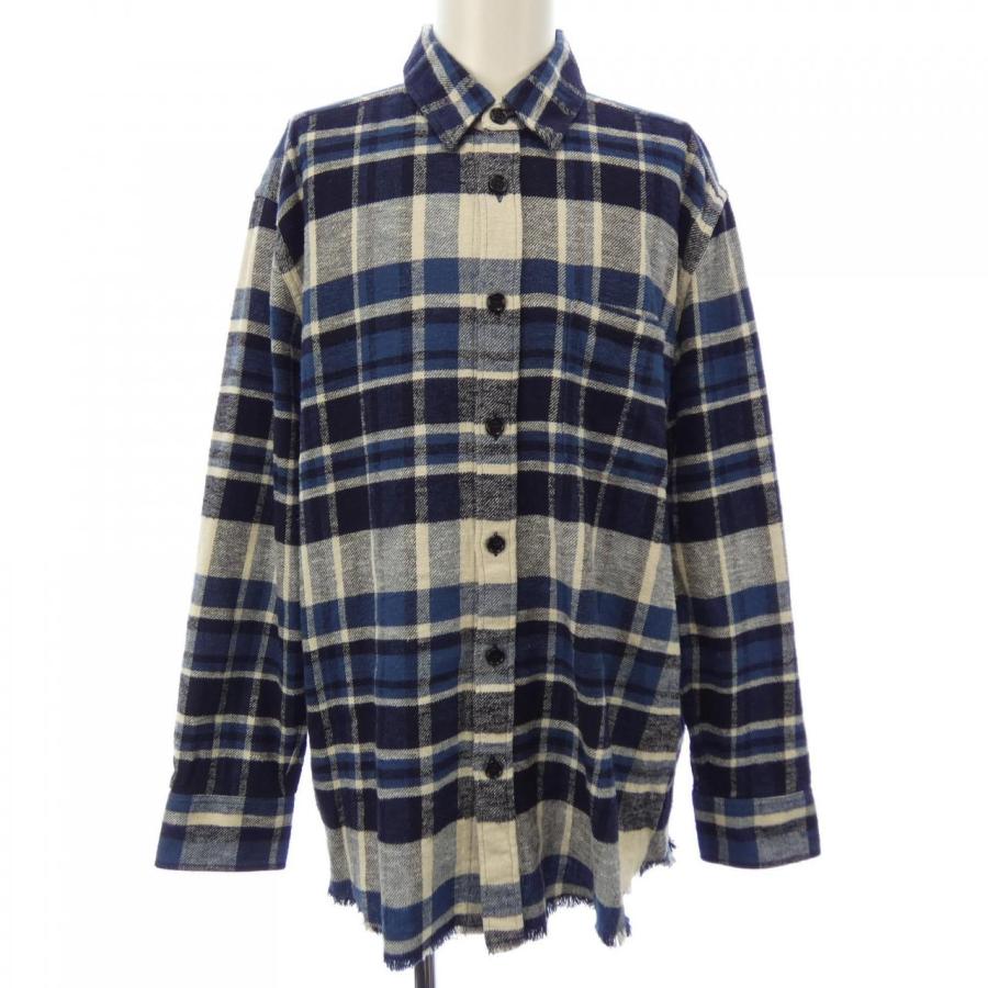 ビーンさま専用　CELINE チェック柄シャツ セリーヌ CELINE チェックオーバーシャツ 2C59A366X シャツ : KOMEHYO