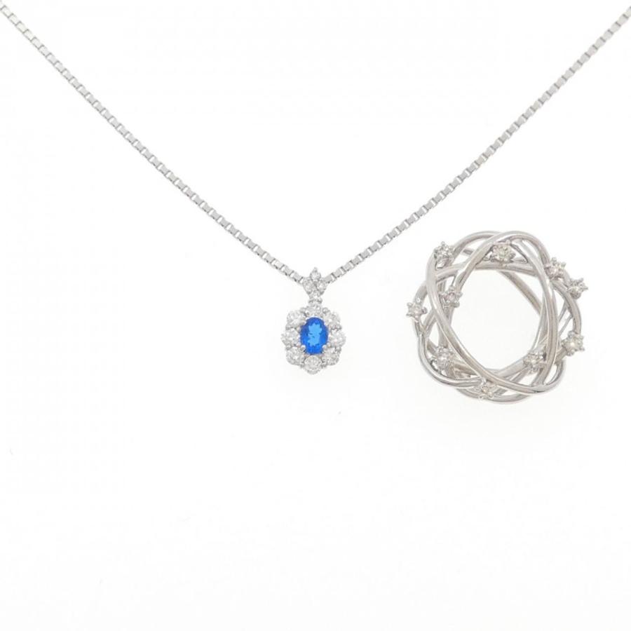 PT900/PT850 2WAY アウイナイト ネックレス 0.122CT : KOMEHYO 