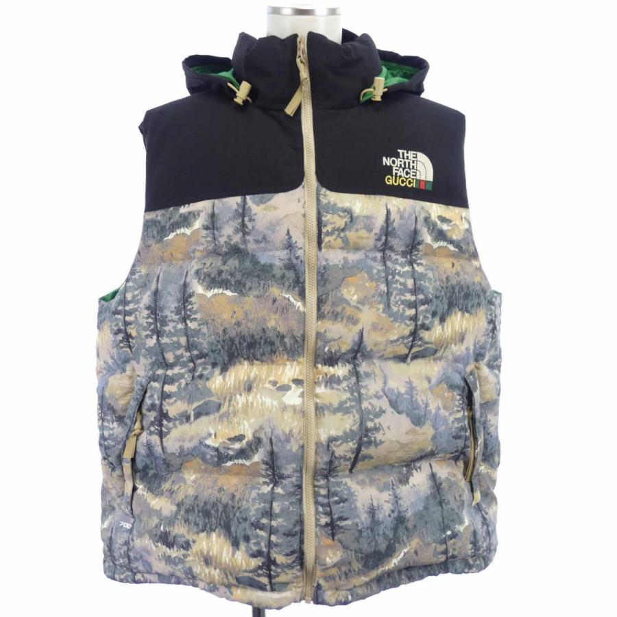 グッチザノースフェイス GUCCI×THE NORTH FACE 663762 XAADS ダウンベスト グッチザノースフェイス GUCCI×THE NORTH FACE 663762 XAADS ダウン