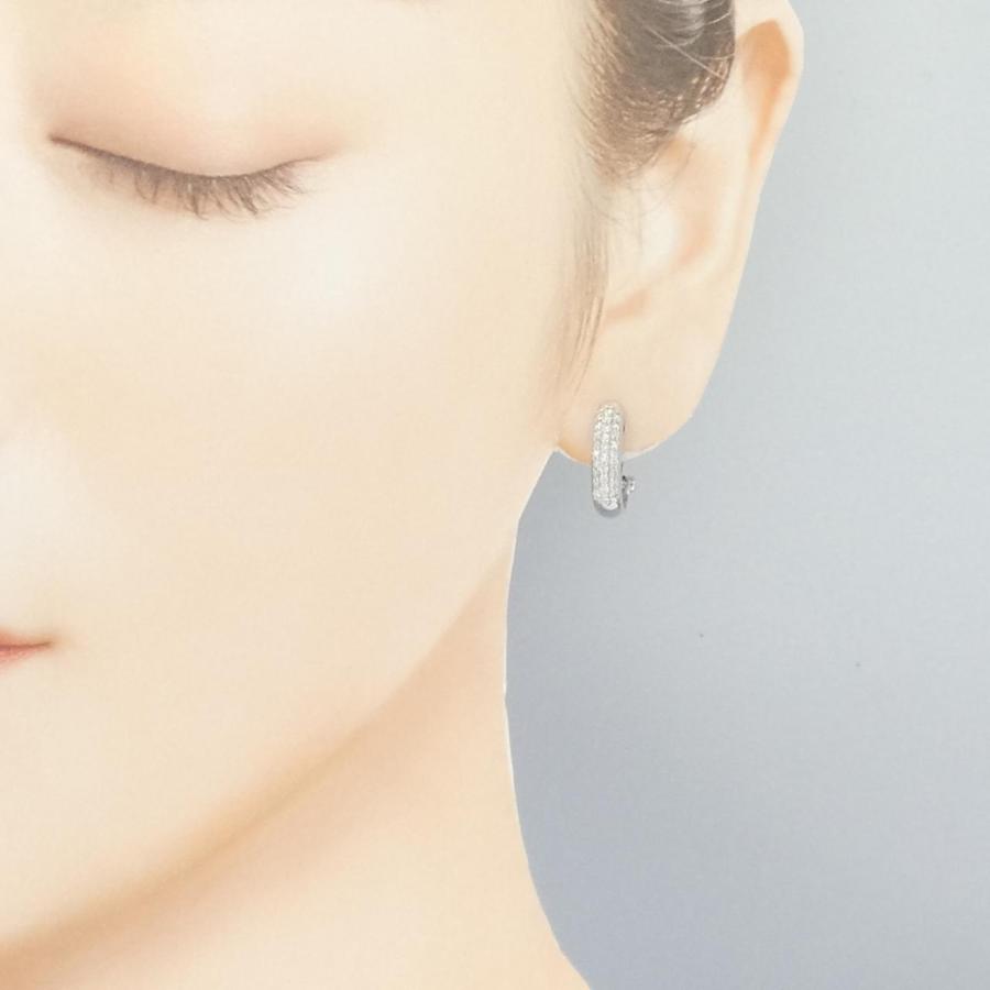 K14WG/PT900 ダイヤモンド イヤリング 0.50CT : KOMEHYO ONLINESTORE 