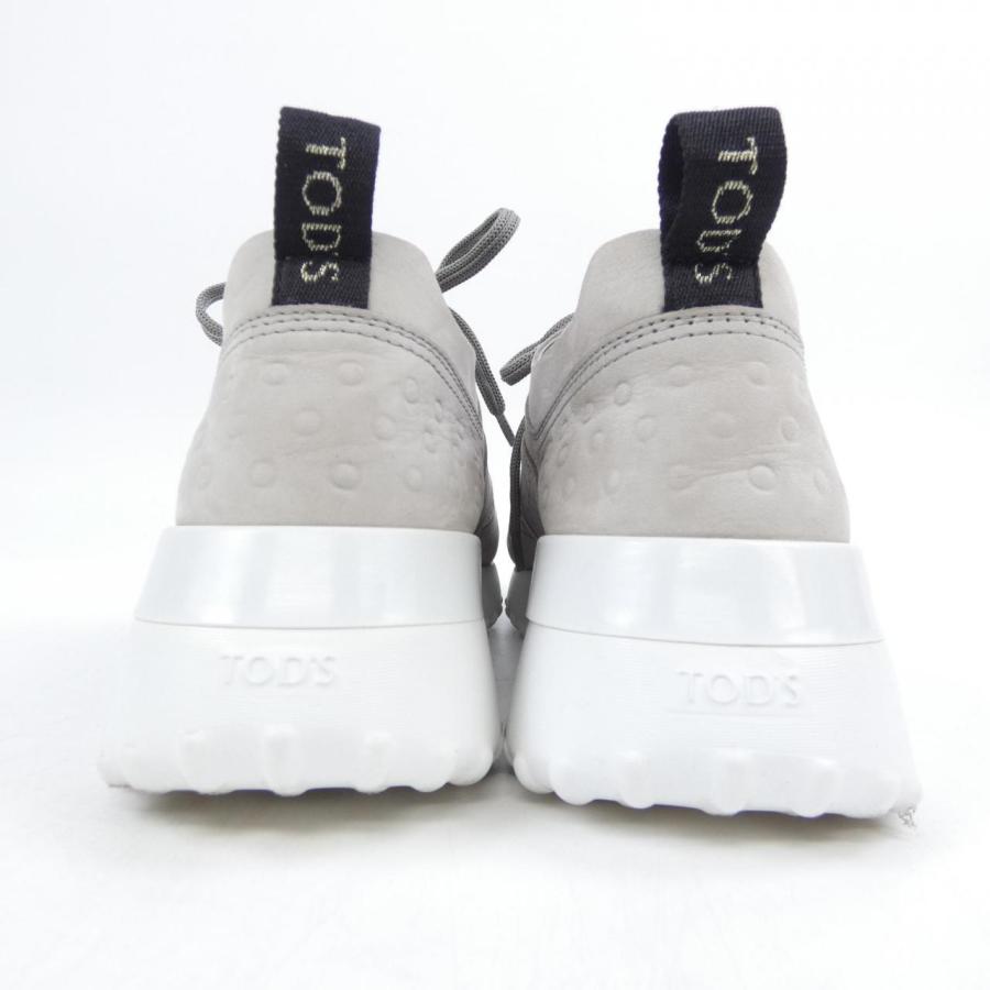 【美品】TOD'S グレー スニーカー 保存袋付き トッズ TOD'S スニーカー 【公式通販】