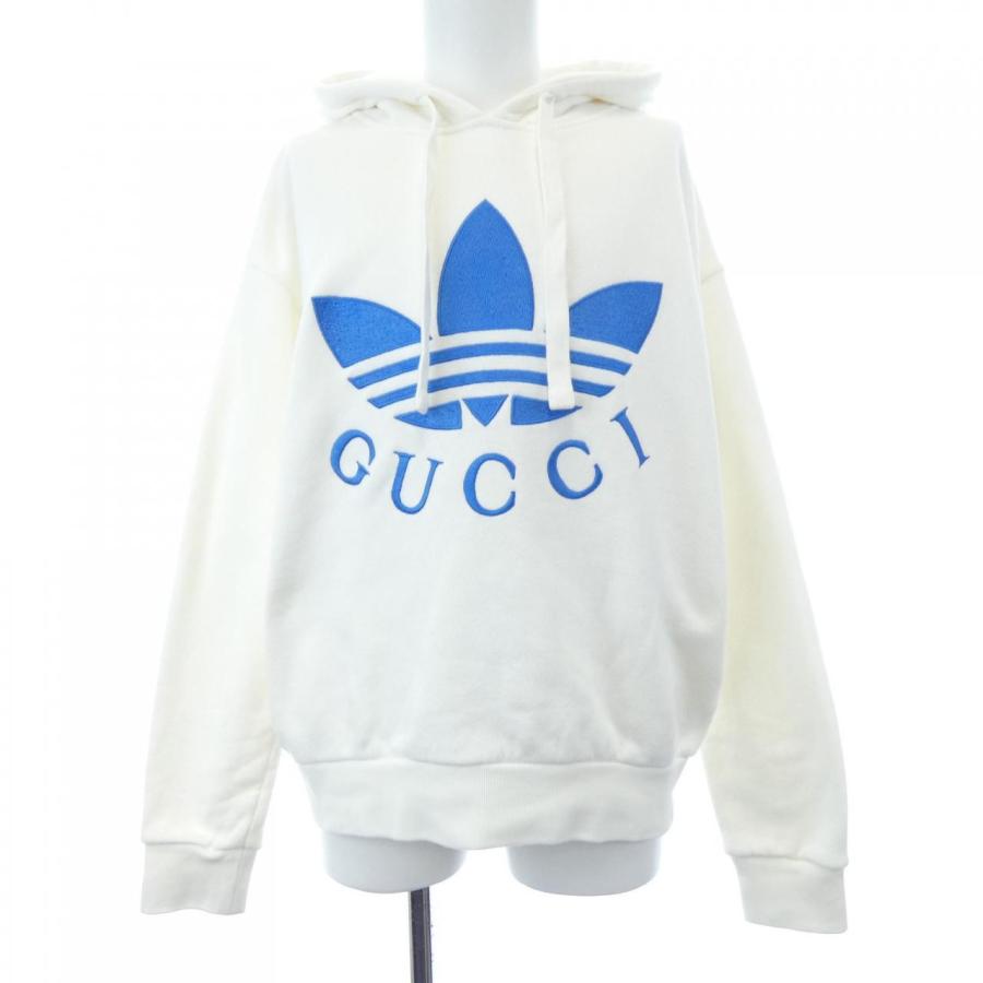 グッチ GUCCI  トレフォイルエンブロイダリー 702607 XJEDA パーカー グッチ GUCCI ADIDAS トレフォイルエンブロイダリー 702607 XJEDA