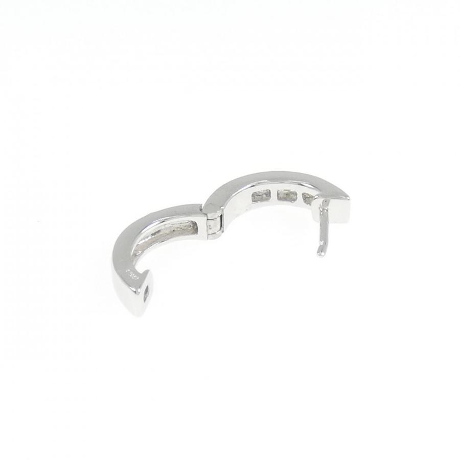 k18WG ダイヤフープピアス　片耳用 K18WG ダイヤモンド フープ ピアス 片耳 : KOMEHYO ONLINESTORE Yahoo
