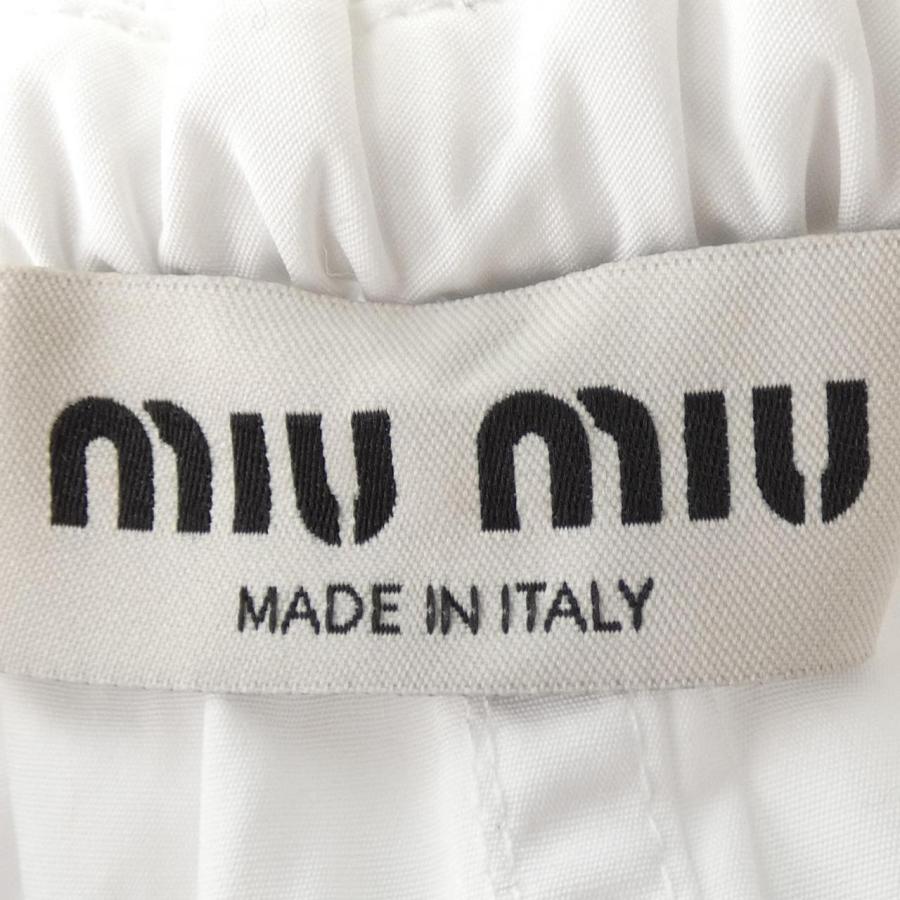 ミュウミュウ MIU MIU ポプリン ロングスカート MG2014 S232 10RG スカート_3