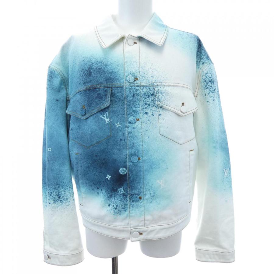 ルイヴィトン LOUIS VUITTON LVスプレーデニムジャケット HOA10WU14 デニムジャケット ルイヴィトン LOUIS VUITTON LVスプレーデニムジャケット HOA10WU14