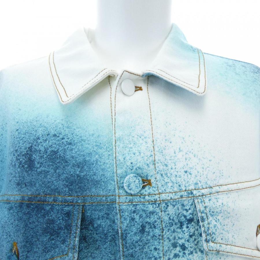 ルイヴィトン LOUIS VUITTON LVスプレーデニムジャケット HOA10WU14 デニムジャケット ルイヴィトン LOUIS VUITTON LVスプレーデニムジャケット HOA10WU14