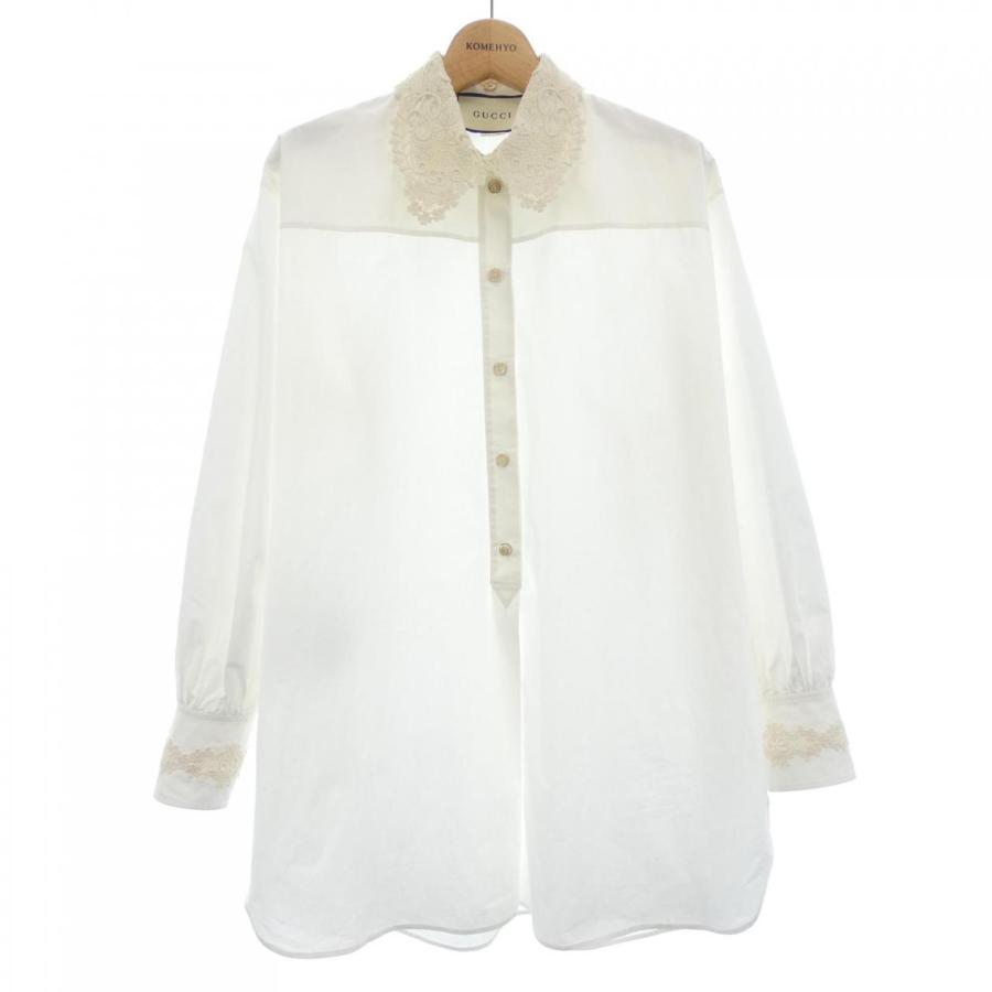 [美品クリーニング済み]GUCCI グッチベアシャツ　グロップドブラウス グッチ GUCCI 602044 シャツ : KOMEHYO ONLINESTORE Yahoo!店 - 通販