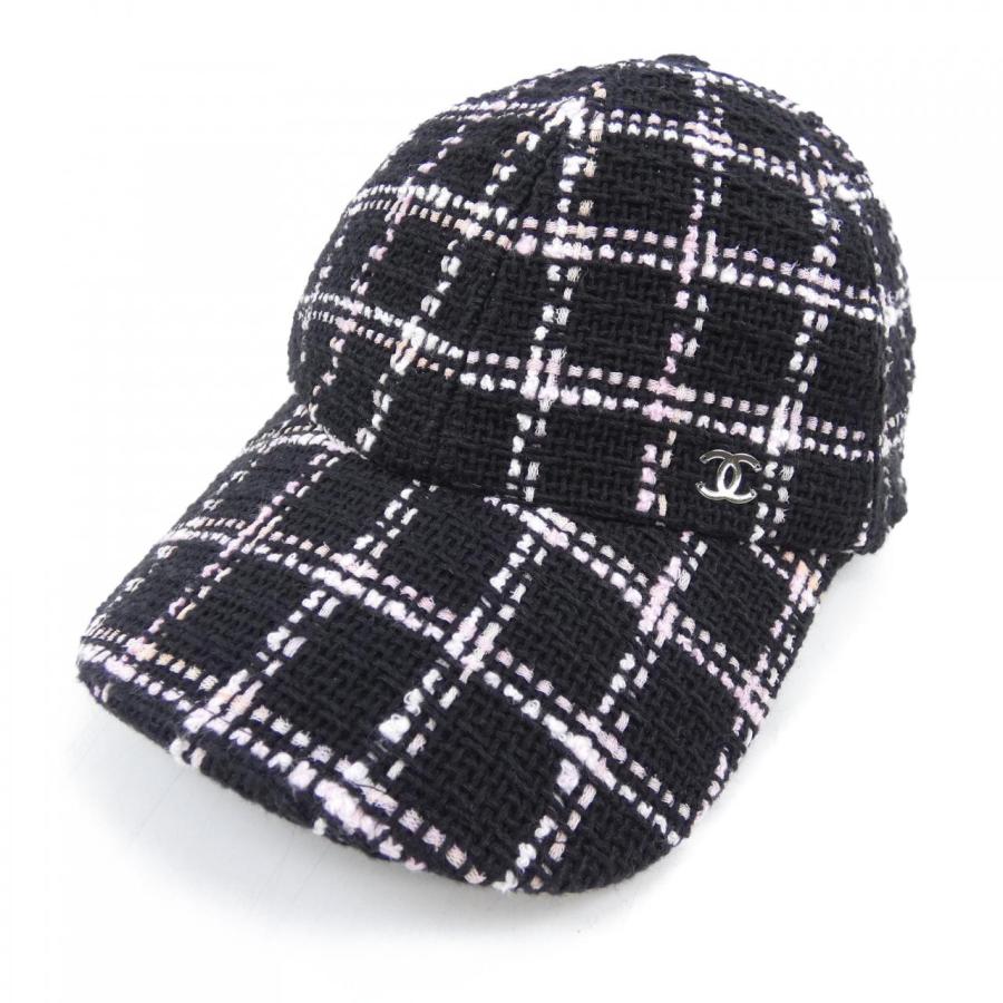 CHANEL 黒 タオル生地 キャップ M CHANEL 黒 タオル生地 キャップ M