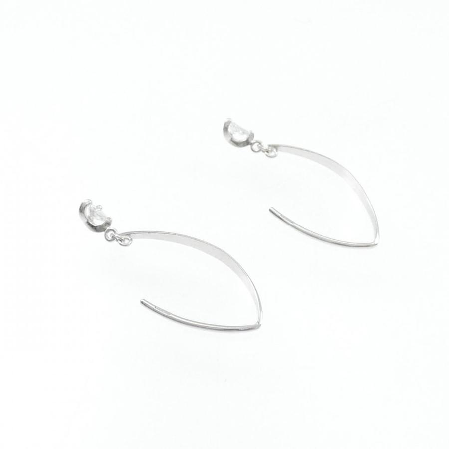 ムーンセッティング ピアス 0.12ct MOON SETTING DIAMOND PIERCED