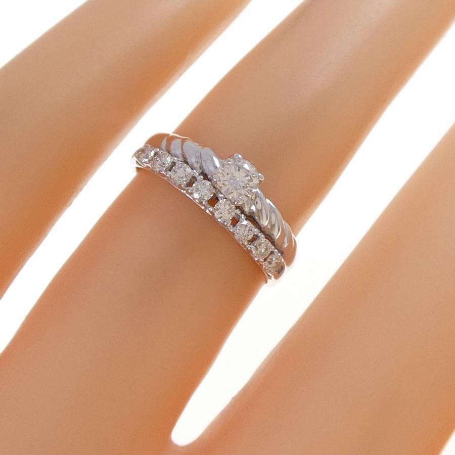 K18WG ダイヤモンドリング K18WG ダイヤモンド リング 0.30CT : KOMEHYO ONLINESTORE Yahoo!店