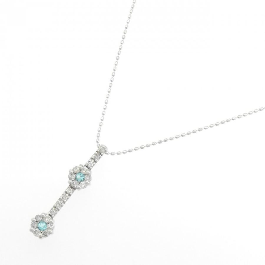 K18WG パライバトルマリン ネックレス 0.06CT : KOMEHYO ONLINESTORE