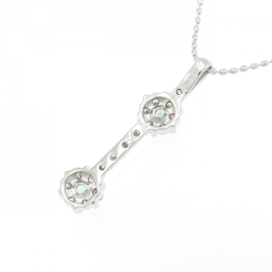 K18WG パライバトルマリン ネックレス 0.06CT : KOMEHYO ONLINESTORE