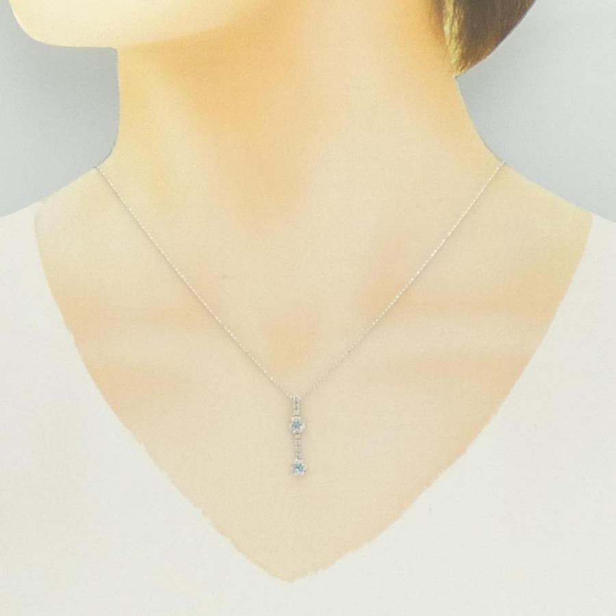 K18WG パライバトルマリン ネックレス 0.06CT : KOMEHYO ONLINESTORE