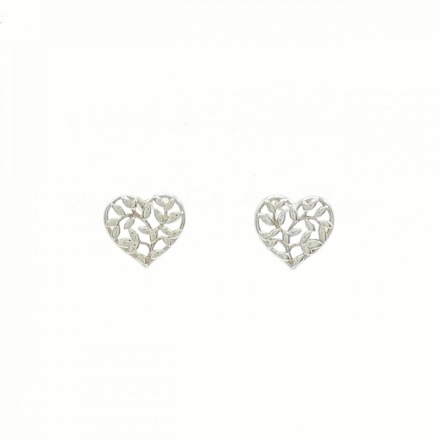 ティファニー オリーブリーフ ハート ピアス : KOMEHYO ONLINESTORE
