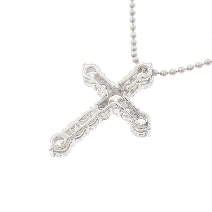 ダイヤモンドネックレス 合計1.02ct Pt900 Pt850 三石 上品