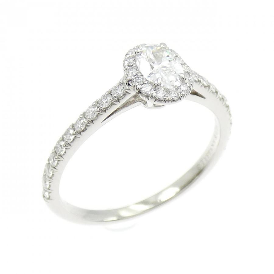 ティファニー ソレスト オーバル リング 0.27CT E VVS1 オーバルカット 