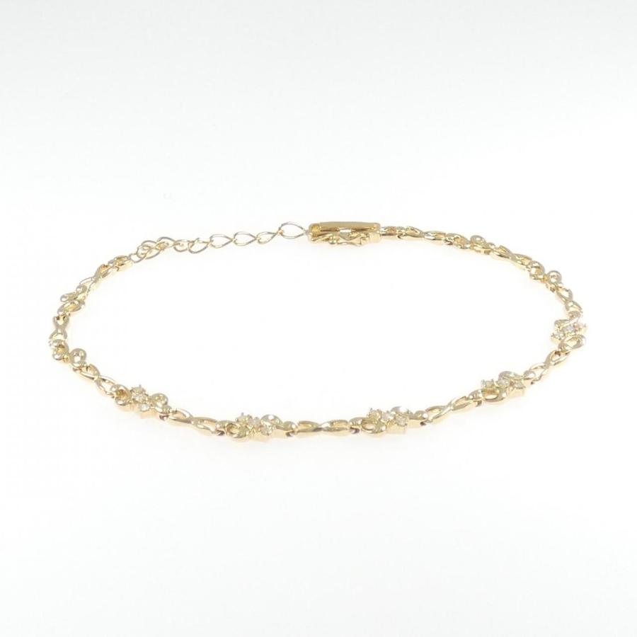 K18YG ダイヤモンド ブレスレット 0.25CT : KOMEHYO ONLINESTORE Yahoo 