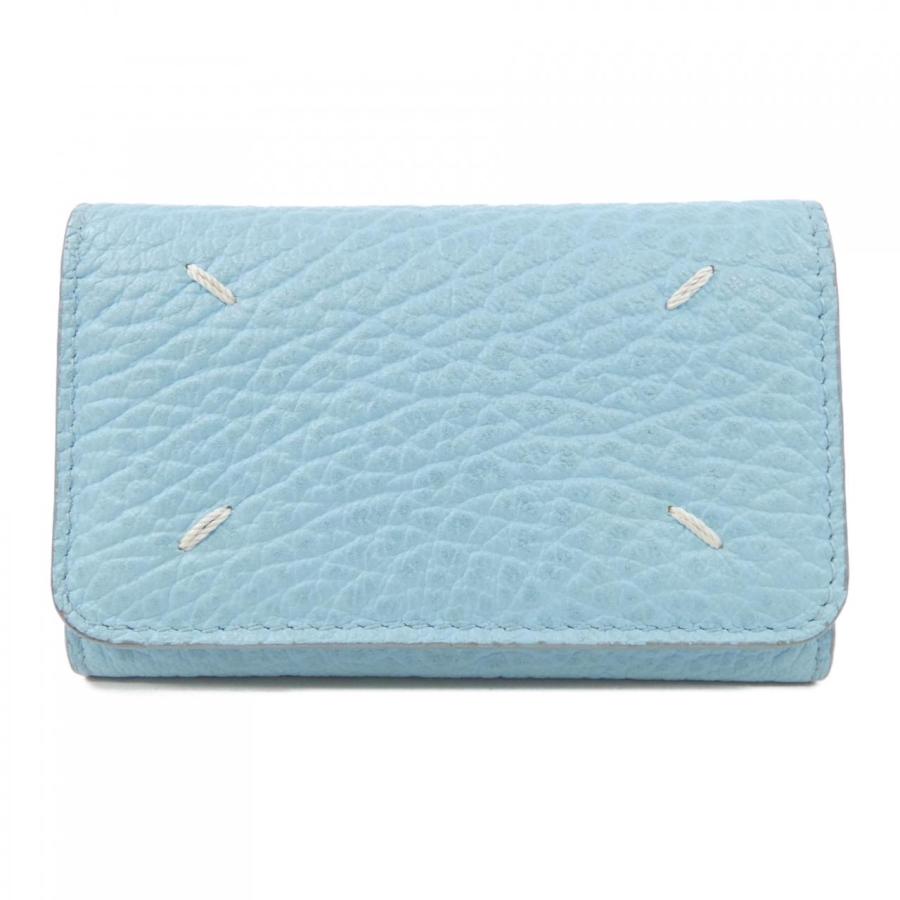 【美品】Maison Margiela ライトブルー キーケース【数日使用】 メゾンマルジェラ Maison Margiela 4ステッチ キーケース SA3UA0001