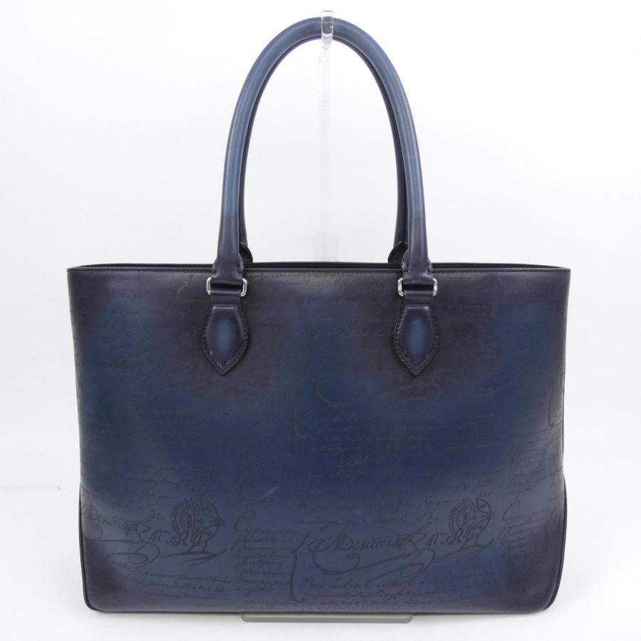 ベルルッティ Berluti トゥジュールスクリットレザートートバッグ BAG