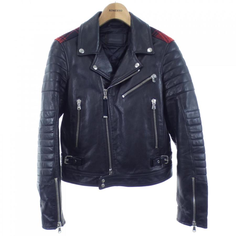 ディーゼルブラックゴールド DIESEL BLACK GOLD レザーライダース