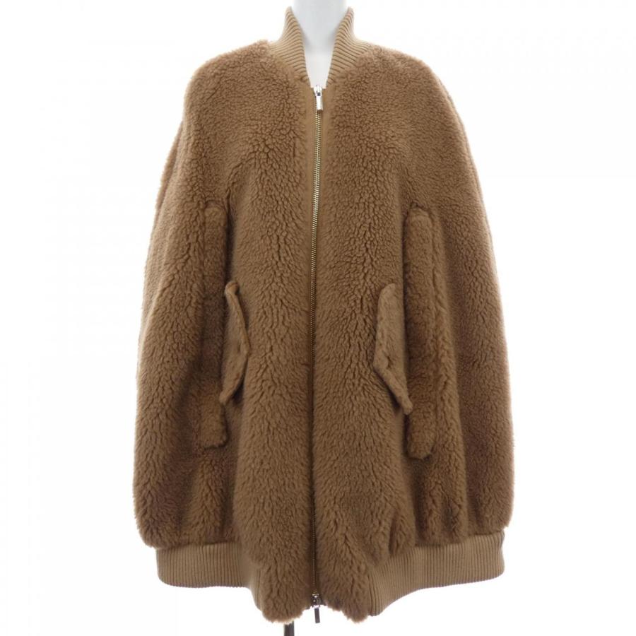 Max Mara テディベア　ケープ MaxMara【TEBE】最新作 テディベア ケープ キャメル☆関税込み (Max