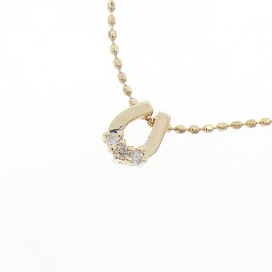 K10YG ホースシュー ダイヤモンド ネックレス : KOMEHYO ONLINESTORE