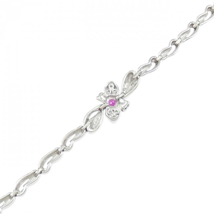 PT850 ルビー ブレスレット 0.13CT : KOMEHYO ONLINESTORE Yahoo!店 